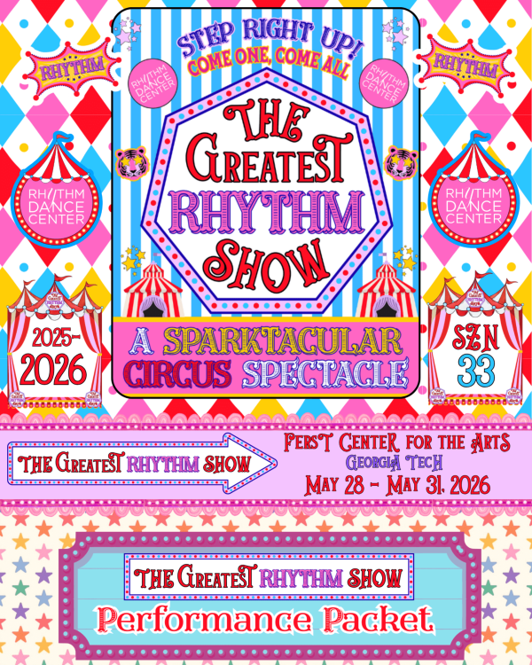 Our Year-End Spectacle, The Greatest Rhythm Show, is coming to town, and we’re thrilled to share show dates, costume info, and lots of magical details with you!